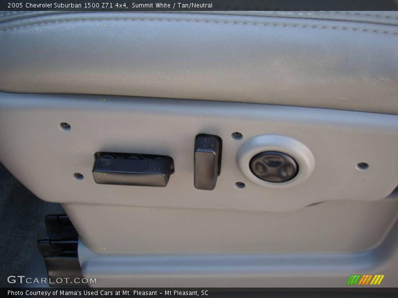 Summit White / Tan/Neutral 2005 Chevrolet Suburban 1500 Z71 4x4