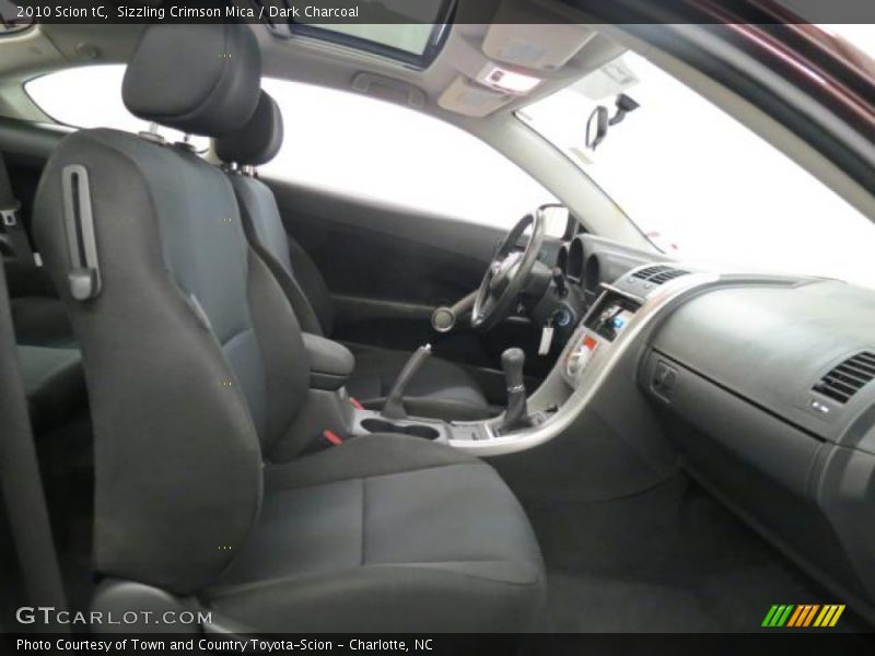 Sizzling Crimson Mica / Dark Charcoal 2010 Scion tC