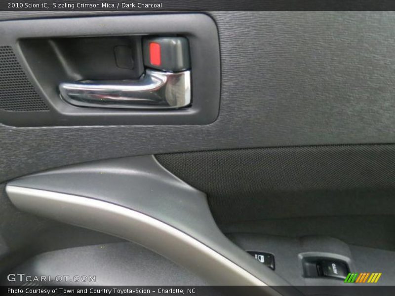 Sizzling Crimson Mica / Dark Charcoal 2010 Scion tC