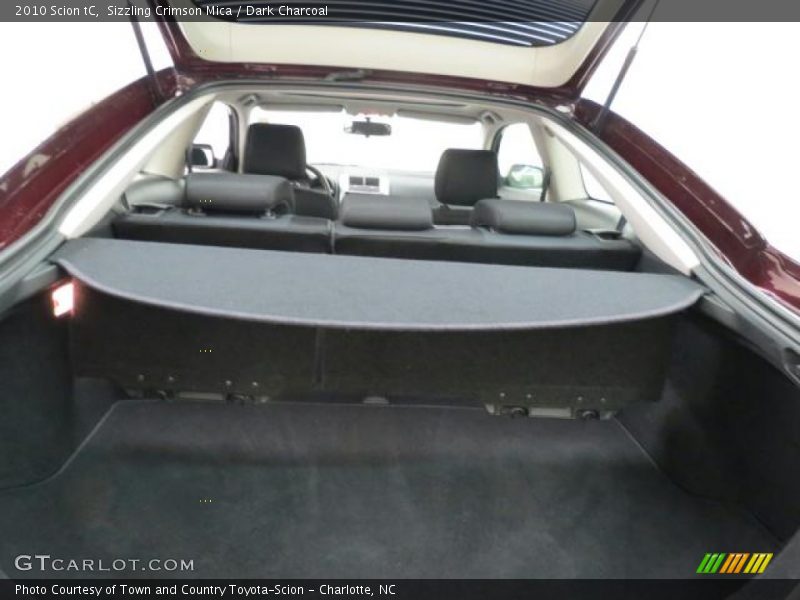 Sizzling Crimson Mica / Dark Charcoal 2010 Scion tC