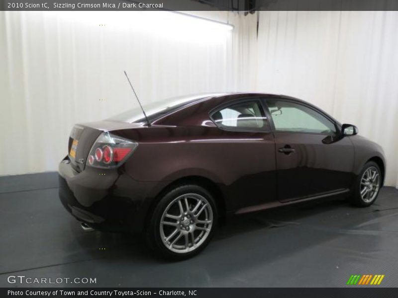 Sizzling Crimson Mica / Dark Charcoal 2010 Scion tC