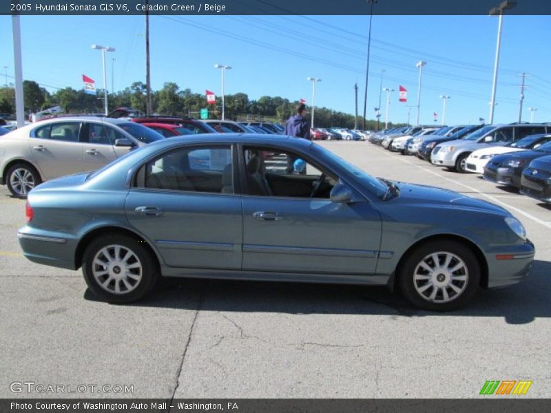 Celadon Green / Beige 2005 Hyundai Sonata GLS V6