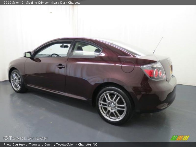 Sizzling Crimson Mica / Dark Charcoal 2010 Scion tC