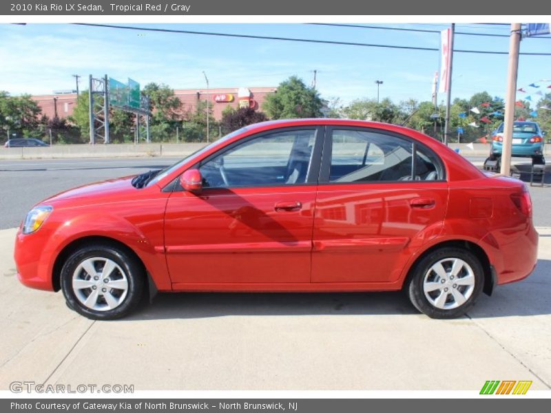  2010 Rio LX Sedan Tropical Red