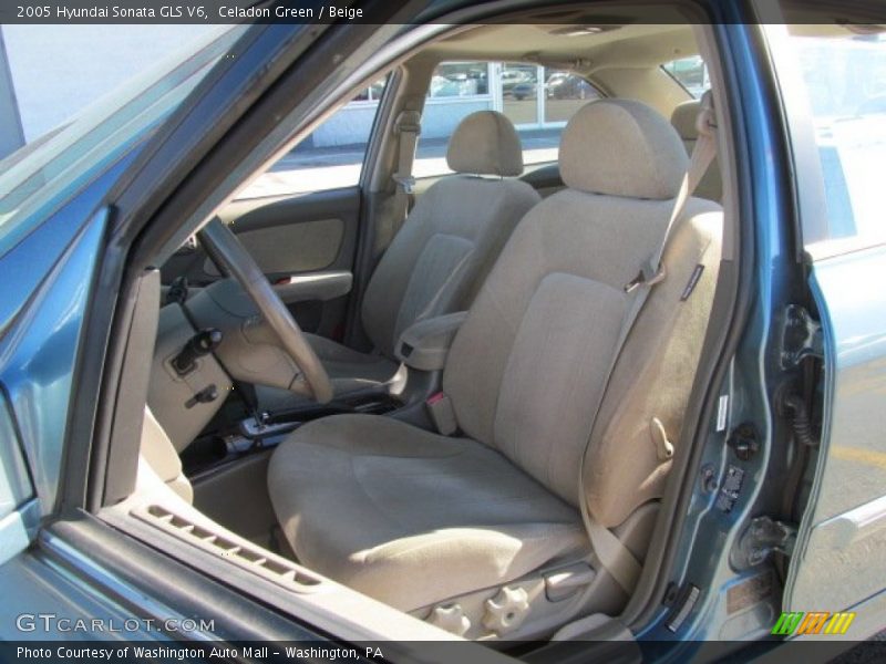 Celadon Green / Beige 2005 Hyundai Sonata GLS V6