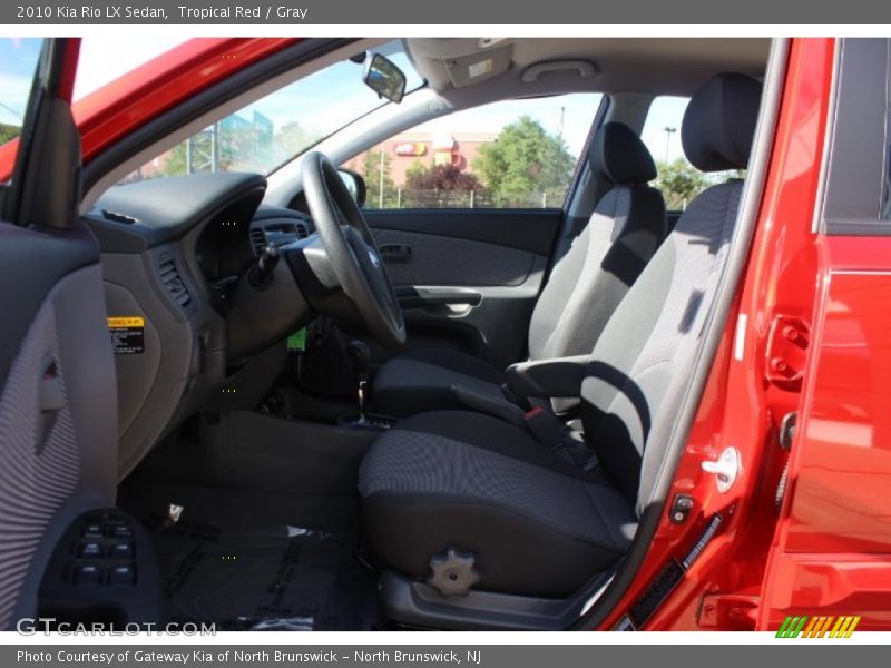 Tropical Red / Gray 2010 Kia Rio LX Sedan