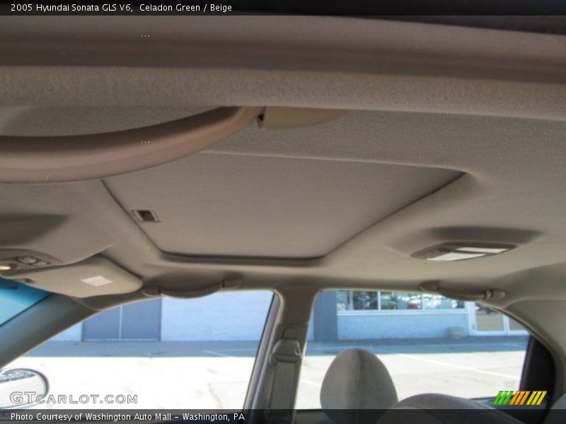 Celadon Green / Beige 2005 Hyundai Sonata GLS V6