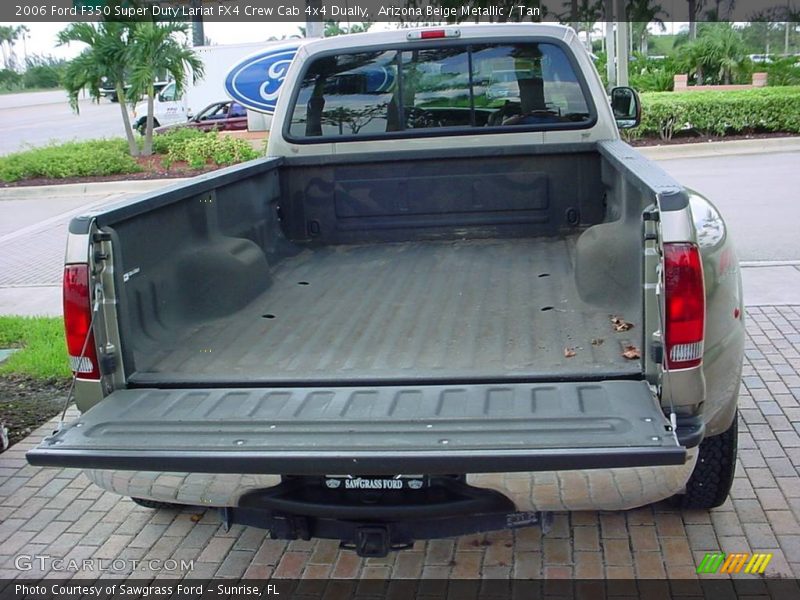 Arizona Beige Metallic / Tan 2006 Ford F350 Super Duty Lariat FX4 Crew Cab 4x4 Dually