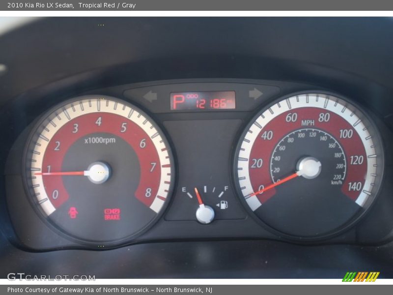  2010 Rio LX Sedan LX Sedan Gauges