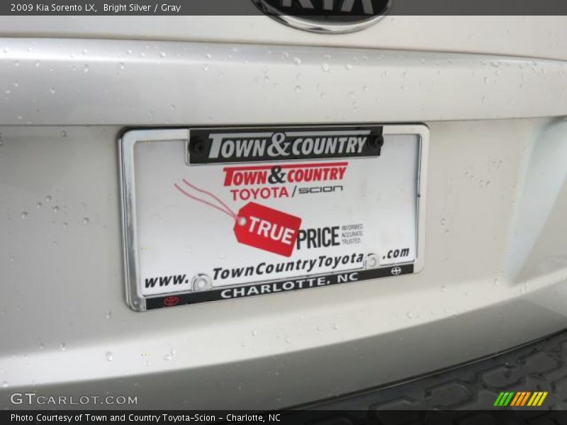 Bright Silver / Gray 2009 Kia Sorento LX