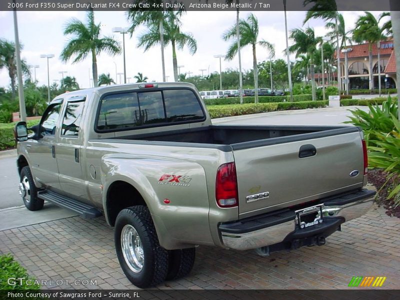 Arizona Beige Metallic / Tan 2006 Ford F350 Super Duty Lariat FX4 Crew Cab 4x4 Dually