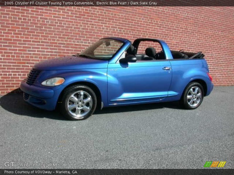  2005 PT Cruiser Touring Turbo Convertible Electric Blue Pearl