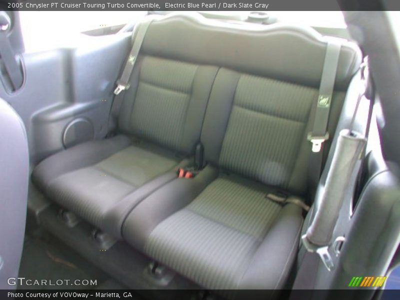 Electric Blue Pearl / Dark Slate Gray 2005 Chrysler PT Cruiser Touring Turbo Convertible