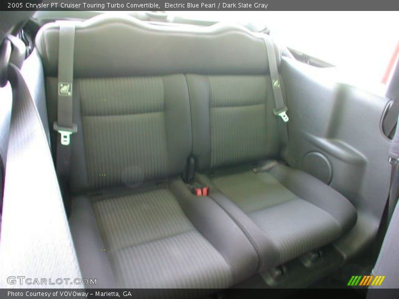 Electric Blue Pearl / Dark Slate Gray 2005 Chrysler PT Cruiser Touring Turbo Convertible
