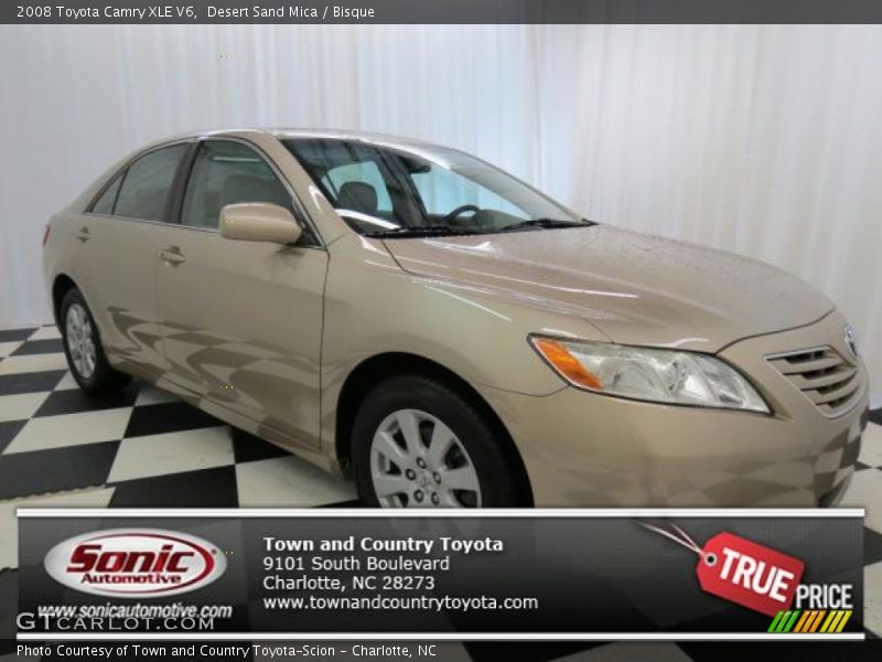 Desert Sand Mica / Bisque 2008 Toyota Camry XLE V6