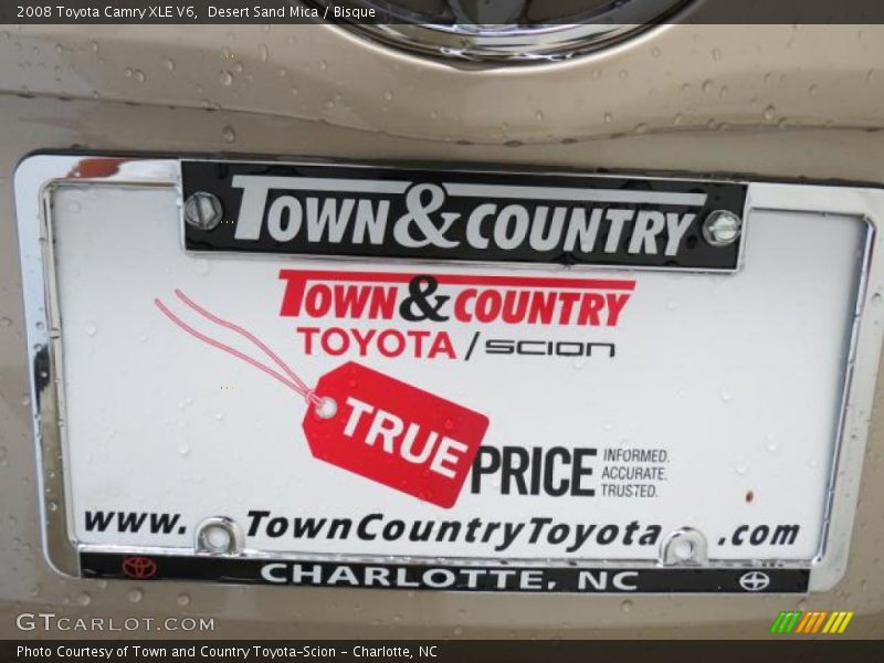 Desert Sand Mica / Bisque 2008 Toyota Camry XLE V6