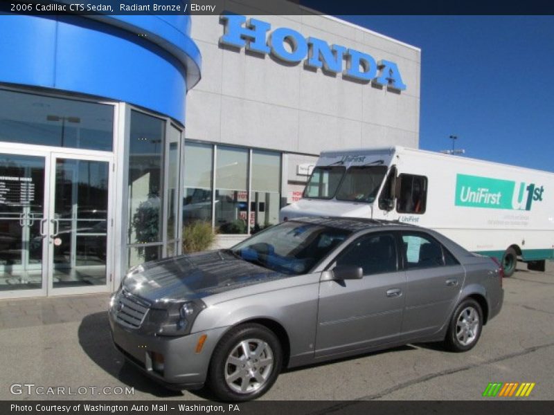 Radiant Bronze / Ebony 2006 Cadillac CTS Sedan