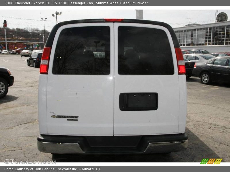 Summit White / Medium Pewter 2008 Chevrolet Express EXT LS 3500 Passenger Van