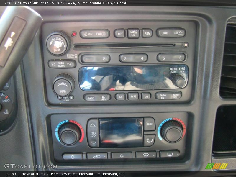 Summit White / Tan/Neutral 2005 Chevrolet Suburban 1500 Z71 4x4