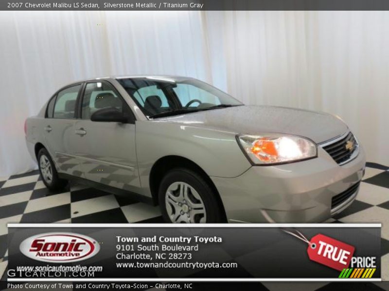 Silverstone Metallic / Titanium Gray 2007 Chevrolet Malibu LS Sedan