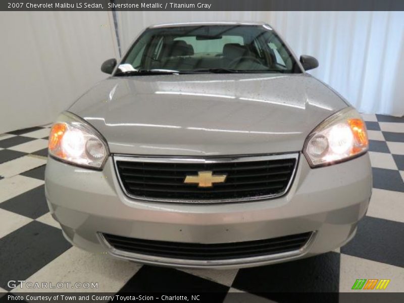Silverstone Metallic / Titanium Gray 2007 Chevrolet Malibu LS Sedan