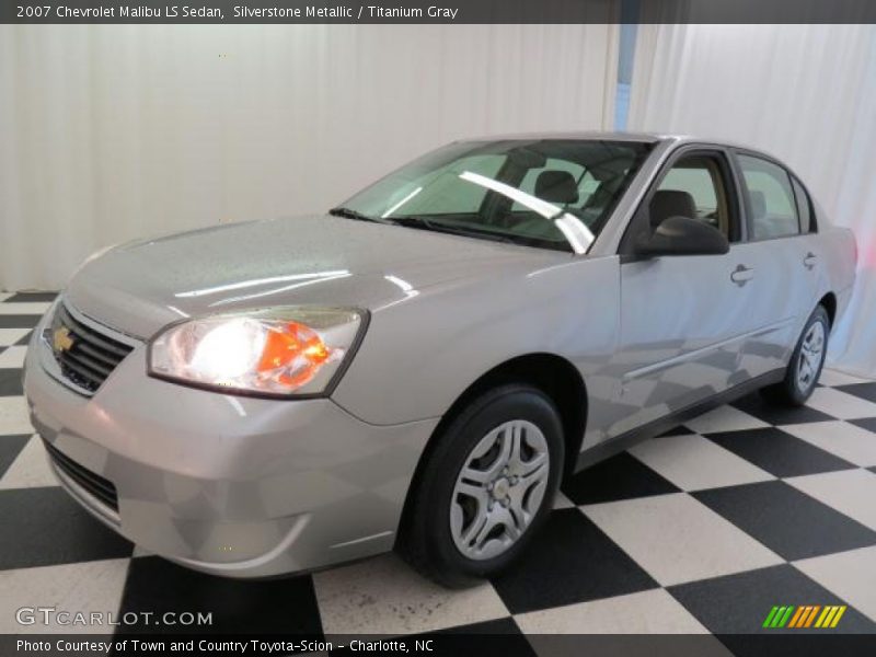 Silverstone Metallic / Titanium Gray 2007 Chevrolet Malibu LS Sedan