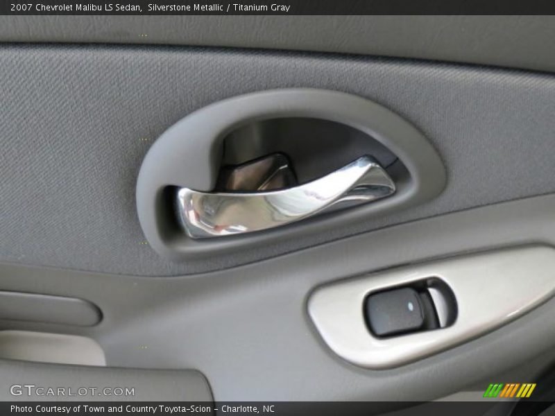 Silverstone Metallic / Titanium Gray 2007 Chevrolet Malibu LS Sedan