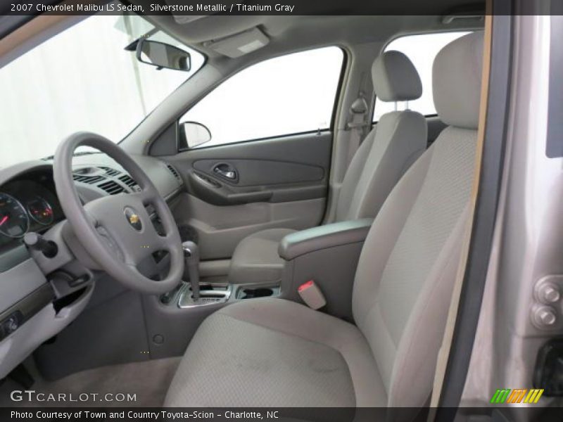 Silverstone Metallic / Titanium Gray 2007 Chevrolet Malibu LS Sedan