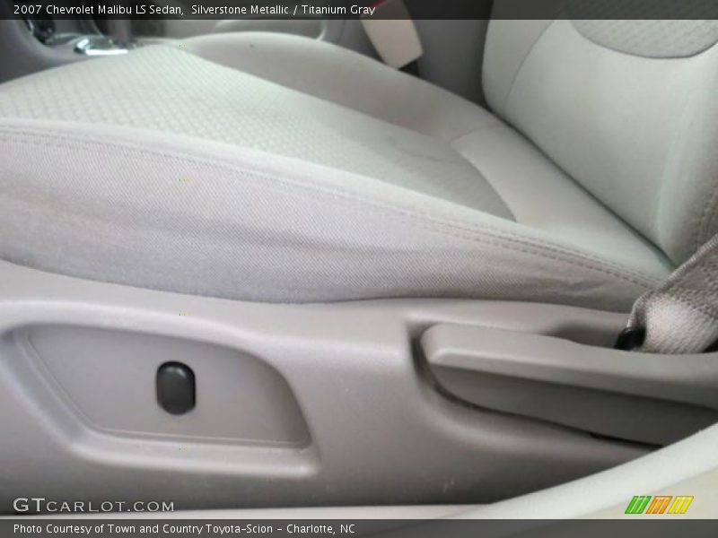Silverstone Metallic / Titanium Gray 2007 Chevrolet Malibu LS Sedan
