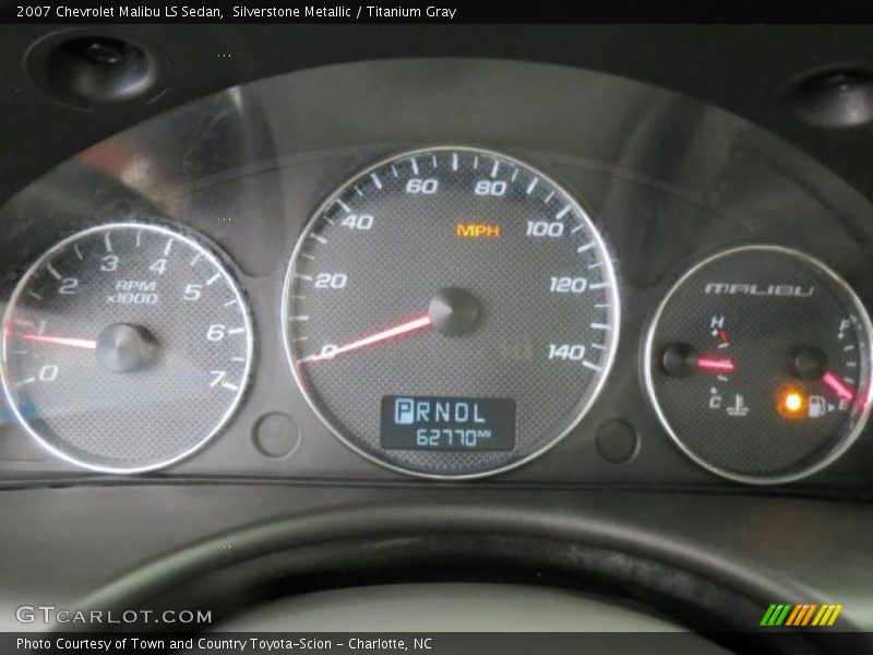 Silverstone Metallic / Titanium Gray 2007 Chevrolet Malibu LS Sedan