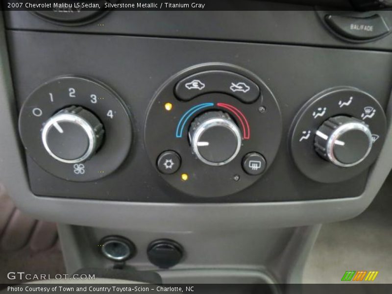 Silverstone Metallic / Titanium Gray 2007 Chevrolet Malibu LS Sedan