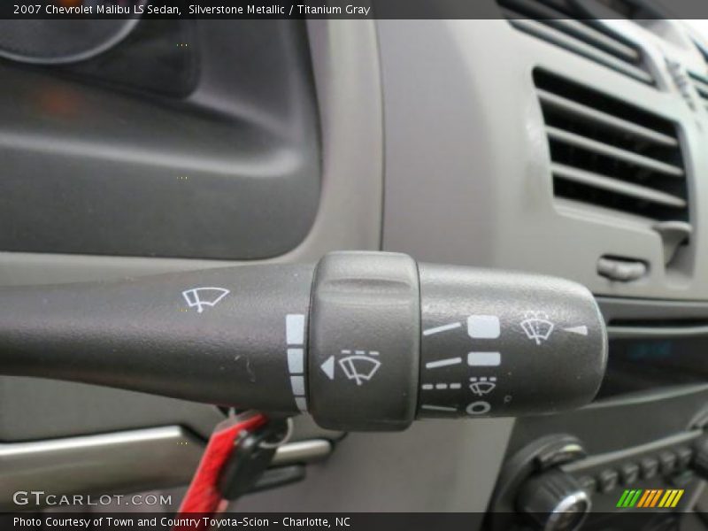 Silverstone Metallic / Titanium Gray 2007 Chevrolet Malibu LS Sedan