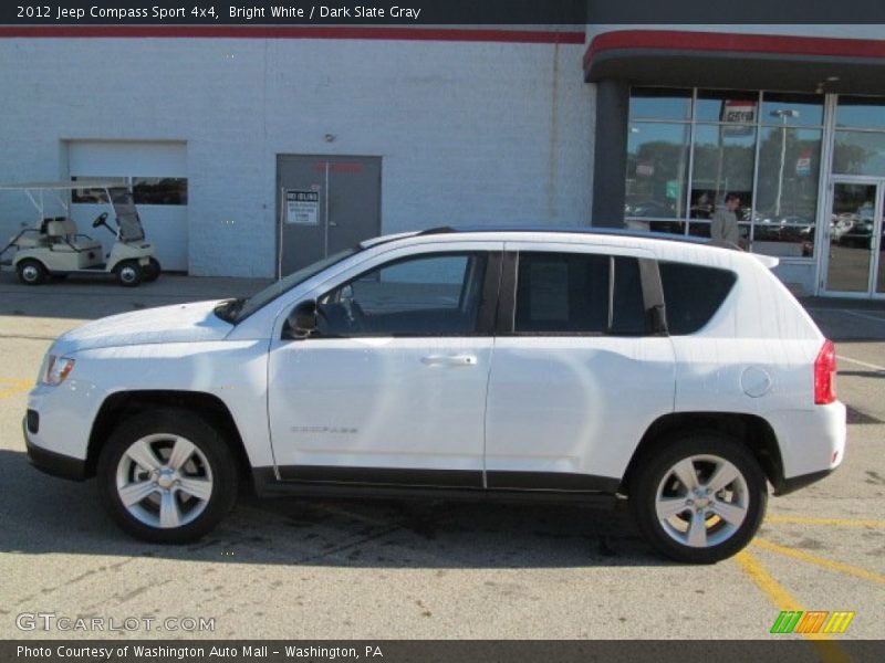 Bright White / Dark Slate Gray 2012 Jeep Compass Sport 4x4