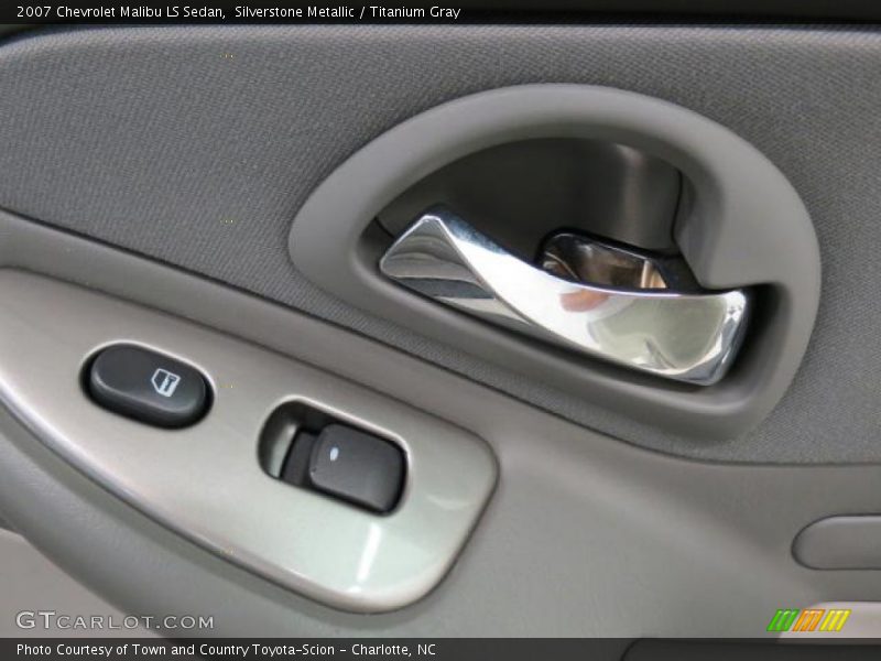 Silverstone Metallic / Titanium Gray 2007 Chevrolet Malibu LS Sedan