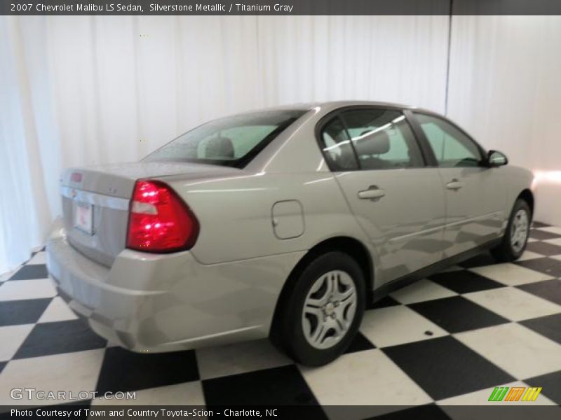 Silverstone Metallic / Titanium Gray 2007 Chevrolet Malibu LS Sedan