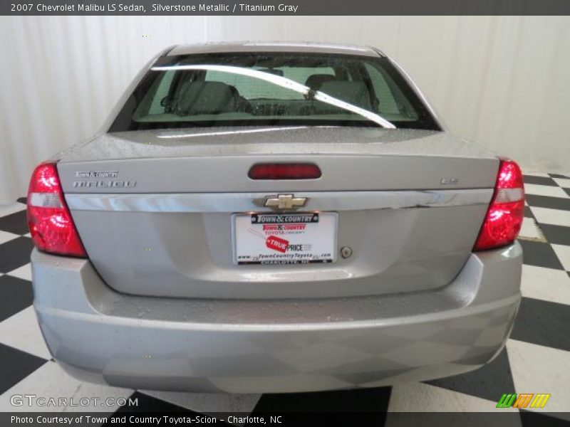 Silverstone Metallic / Titanium Gray 2007 Chevrolet Malibu LS Sedan