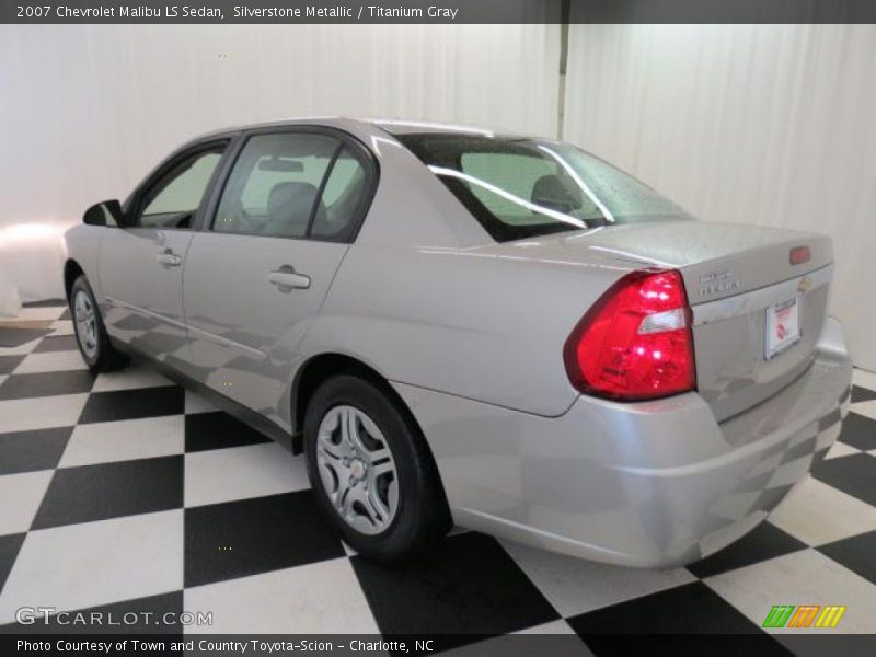 Silverstone Metallic / Titanium Gray 2007 Chevrolet Malibu LS Sedan