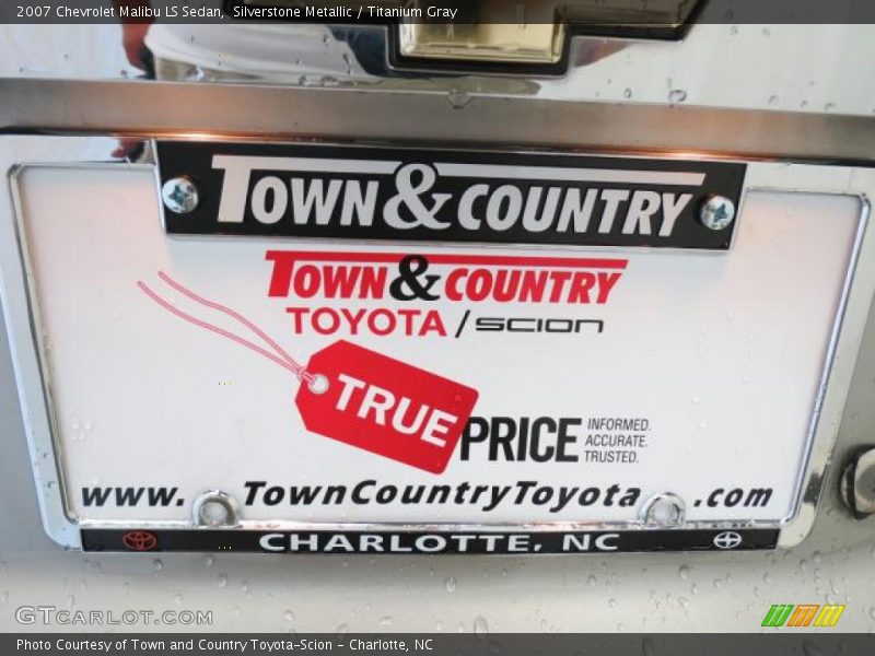 Silverstone Metallic / Titanium Gray 2007 Chevrolet Malibu LS Sedan