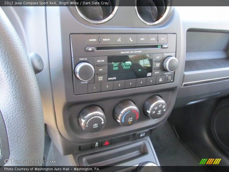 Bright White / Dark Slate Gray 2012 Jeep Compass Sport 4x4