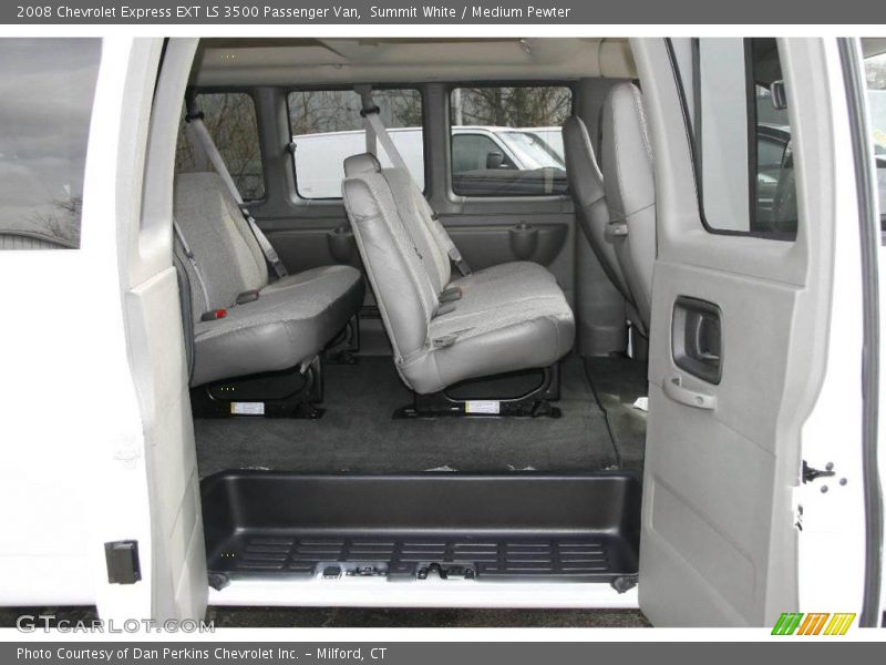 Summit White / Medium Pewter 2008 Chevrolet Express EXT LS 3500 Passenger Van