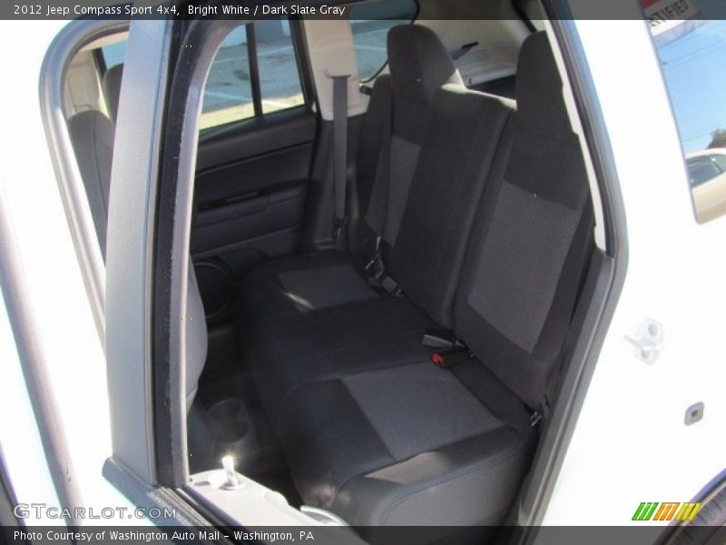 Bright White / Dark Slate Gray 2012 Jeep Compass Sport 4x4