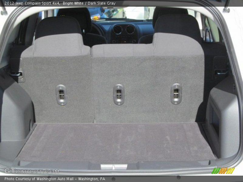 Bright White / Dark Slate Gray 2012 Jeep Compass Sport 4x4