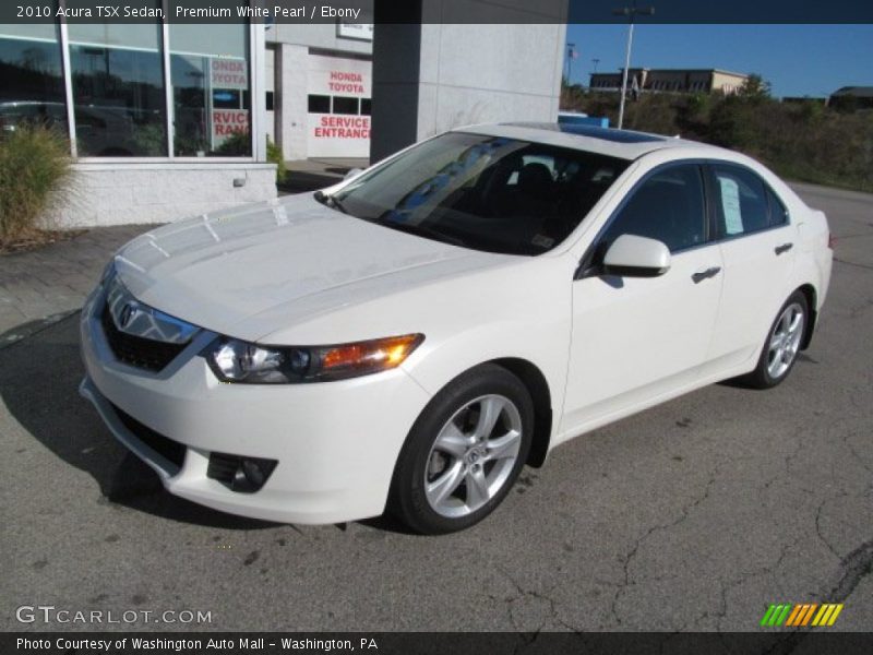 Premium White Pearl / Ebony 2010 Acura TSX Sedan