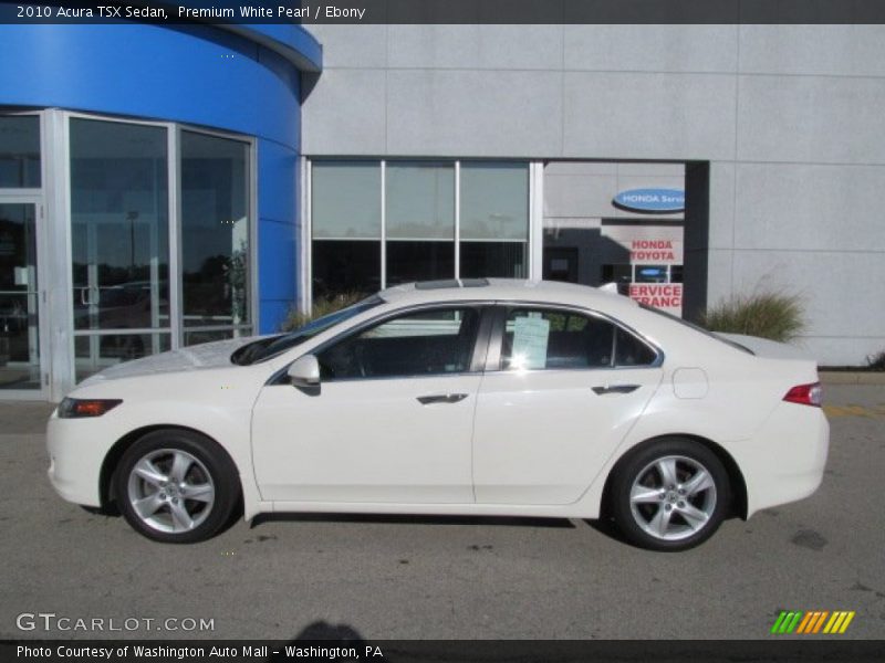 Premium White Pearl / Ebony 2010 Acura TSX Sedan