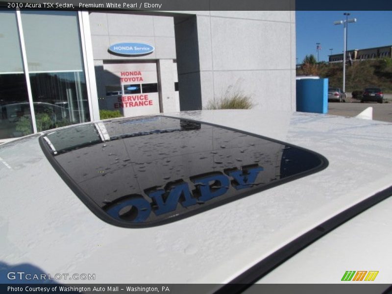 Premium White Pearl / Ebony 2010 Acura TSX Sedan
