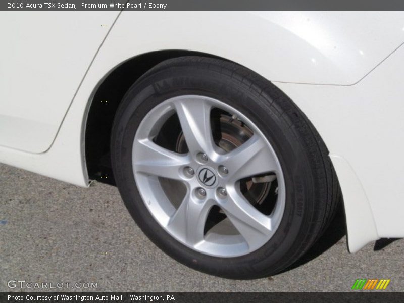 Premium White Pearl / Ebony 2010 Acura TSX Sedan