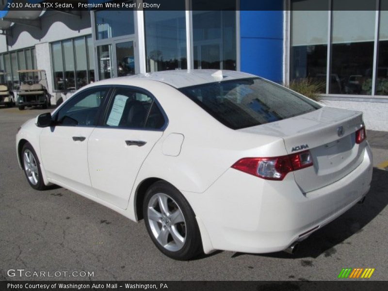 Premium White Pearl / Ebony 2010 Acura TSX Sedan