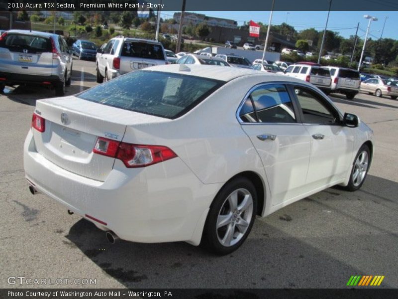 Premium White Pearl / Ebony 2010 Acura TSX Sedan