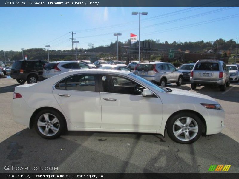 Premium White Pearl / Ebony 2010 Acura TSX Sedan