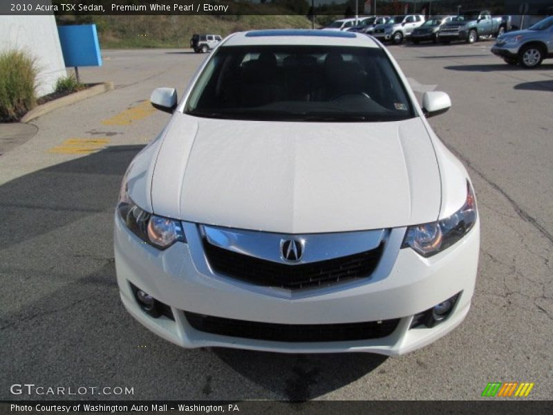 Premium White Pearl / Ebony 2010 Acura TSX Sedan